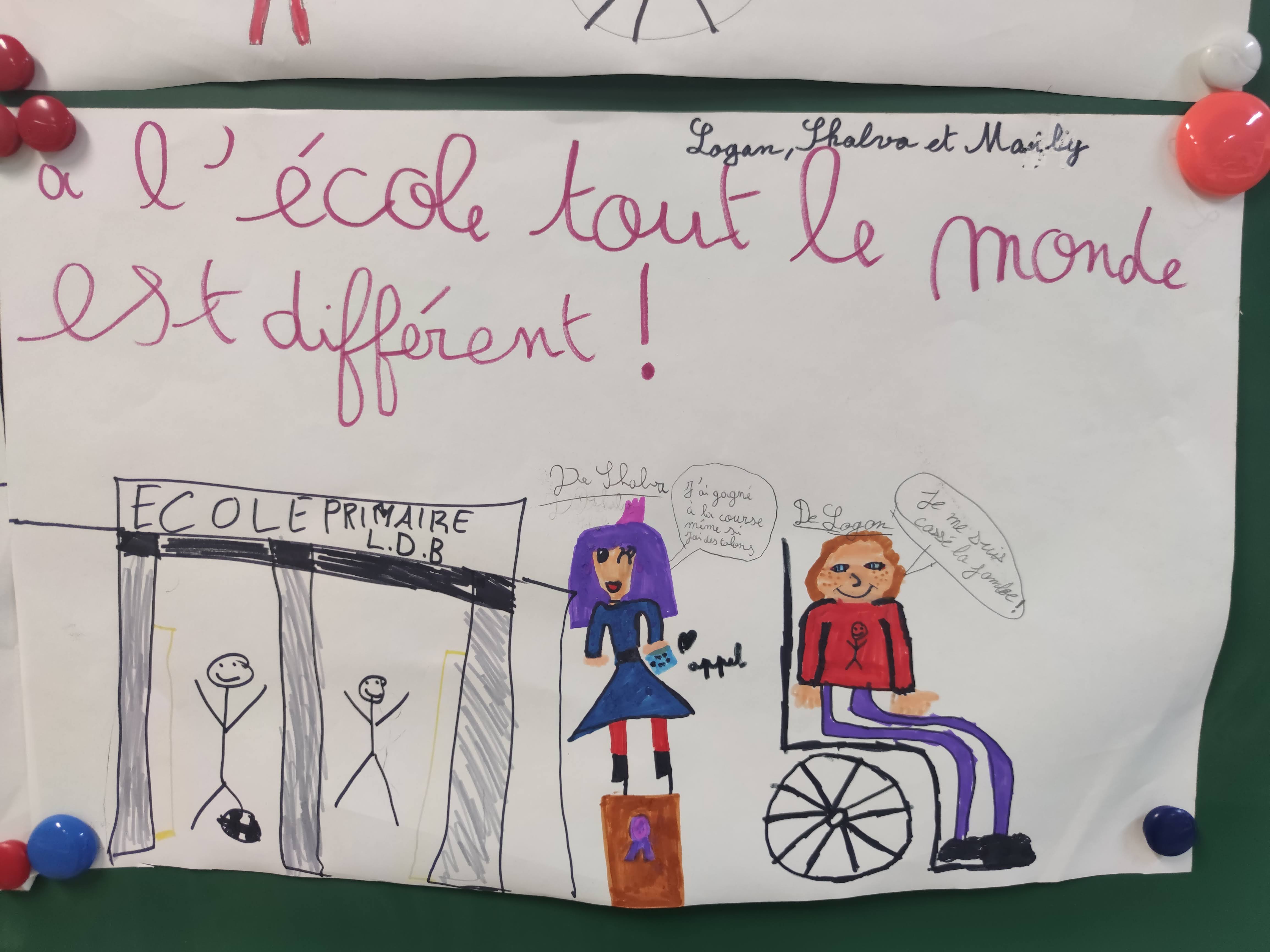 EMC La différence Ecole élémentaire Louis de Broglie Dieppe